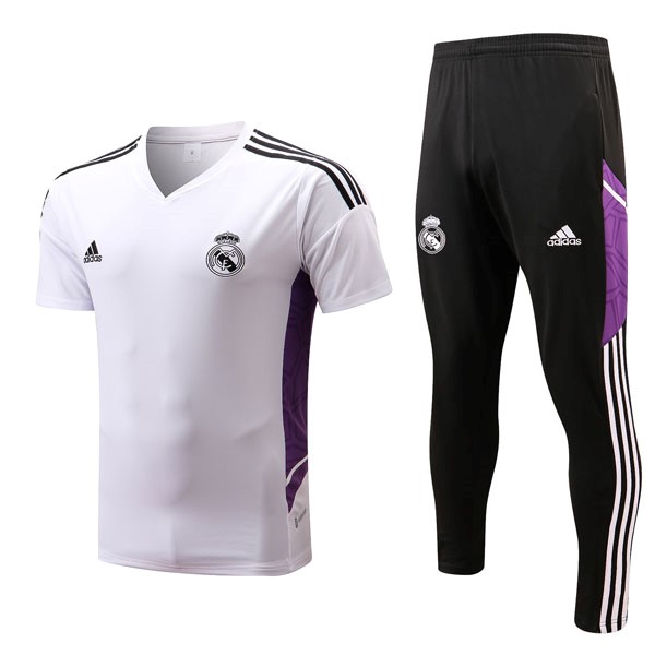 Camiseta Real Madrid Conjunto Completo 2022 2023 Blanco